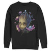 Men's Marvel Guardians of the Galaxy Flower Baby Groot  Adult Sweatshirt