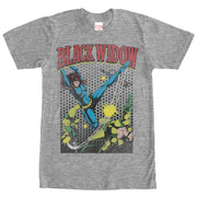 Men's Marvel Black Widow Kick  Adult T-Shirt