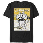 Men's Cuphead Teamwork Poster  Adult T-Shirt