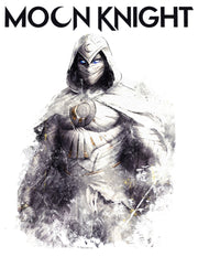 Men's Marvel: Moon Knight Watercolor Portrait  Adult T-Shirt