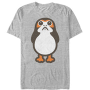 Men's Star Wars The Last Jedi Porg Cartoon  Adult T-Shirt