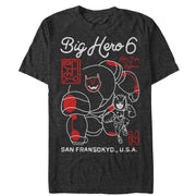 Men's Big Hero 6 Hello Heroes  Adult T-Shirt