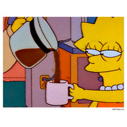 Men's The Simpsons Lisa Coffee  Adult T-Shirt