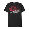 Men's Star Wars The Last Jedi Crait Speeder  Adult T-Shirt