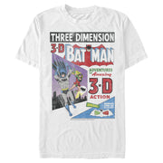 Men's Batman 3D Vintage Comic Cover  Adult T-Shirt