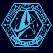 Men's Star Trek: Discovery Mission Certified Badge  Adult T-Shirt