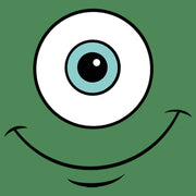 Men's Monsters Inc Mike Wazowski Eye Smile  Adult T-Shirt