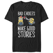 Men's Despicable Me Minion Bad Choices  Adult T-Shirt