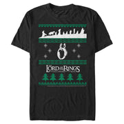 Men's The Lord of the Rings Fellowship of the Ring Christmas Sweater  Adult T-Shirt