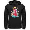 Men's Disney Princesses Cartoon Profile  Adult Pull Over Hoodie