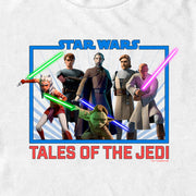 Men's Star Wars: Tales of the Jedi Group Square  Adult T-Shirt