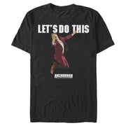 Men's Anchorman Ron Burgundy Let's Do This  Adult T-Shirt