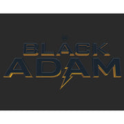 Men's Black Adam Black Logo  Adult T-Shirt