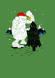 Men's Lost Gods Decorating wth Yeti  Adult T-Shirt