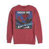 Men's Marvel Spider-Man Chillin' Like a Hero  Adult Sweatshirt