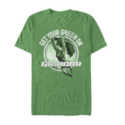 Men's Marvel St. Patrick's Day Gamora On  Adult T-Shirt