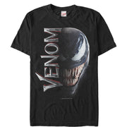 Men's Marvel Venom Film Split Portrait  Adult T-Shirt