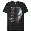 Men's Marvel Venom Film Split Portrait  Adult T-Shirt