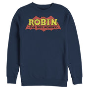 Men's Batman Logo Robin Boy Wonder  Adult Sweatshirt