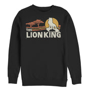 Men's Lion King Classic Pride Lands  Adult Sweatshirt