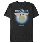 Men's Star Wars: The Mandalorian The Child The Bounty Fuzzy Halo  Adult T-Shirt