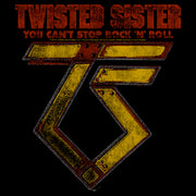 Men's Twisted Sister You Can't Stop Rock 'N' Roll  Adult T-Shirt