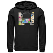 Men's Pixar Character Periodic Table  Adult Pull Over Hoodie