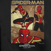 Men's Marvel Spider-Man: No Way Home Three Panel Poster  Adult Sweatshirt