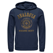 Men's Strange World Avalonia Geographic Society  Adult Pull Over Hoodie