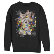 Men's Lost Gods Kitten Lights  Adult Sweatshirt