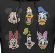 Men's Mickey & Friends Group Portraits  Adult Pull Over Hoodie