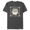 Men's Star Wars: The Mandalorian Grogu Precious Daisies  Adult T-Shirt