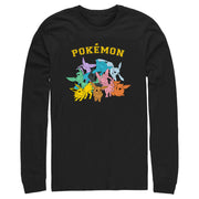 Men's Pokemon Eeveelutions  Adult Long Sleeve Shirt