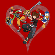 Men's Kingdom Hearts 3 Ready to Fight  Adult T-Shirt