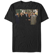 Men's Twin Peaks Funeral Mourners  Adult T-Shirt