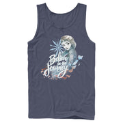 Men's Frozen 2 Elsa Believe Watercolor  Adult Tank Top