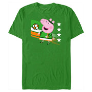 Men's Peppa Pig Ireland Soccer  Adult T-Shirt