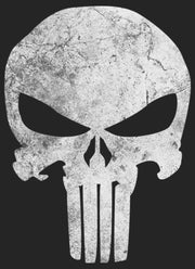 Men's Marvel Punisher Retro Skull Symbol  Adult Pull Over Hoodie