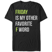 Men's CHIN UP Friday is My Other Favorite F Word  Adult T-Shirt