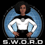 Men's Marvel WandaVision Monica Rambeau Agent of S.W.O.R.D  Adult T-Shirt