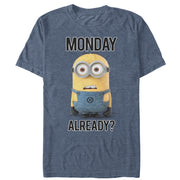 Men's Despicable Me Minion Monday Already  Adult T-Shirt