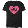 Men's Care Bears Pink Classic Heart Logo  Adult T-Shirt