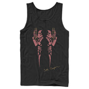 Men's Star Wars: The Rise of Skywalker Sith Trooper Inkblot  Adult Tank Top