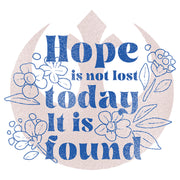 Men's Star Wars Hope Is Not Lost Today It Is Found, Princess Leia  Adult T-Shirt