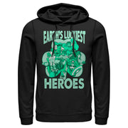 Men's Marvel St. Patrick's Day Earth's Luckiest Heroes  Adult Pull Over Hoodie