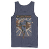 Men's Superman Classic Hero Pose  Adult Tank Top