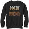 Women's CHIN UP Christmas Hot Nog  Adult Sweatshirt