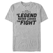 Men's Star Trek: Picard A Legend Never Leaves the Fight Logo  Adult T-Shirt