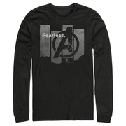 Men's Marvel Avengers: Endgame Fearless Column  Adult Long Sleeve Shirt