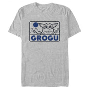 Men's Star Wars: The Mandalorian Grogu Simple Logo  Adult T-Shirt